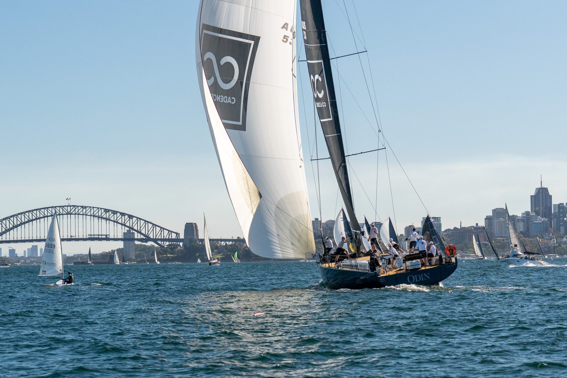 Odin and Thor racing yachts sponsored by Cadence & Co
